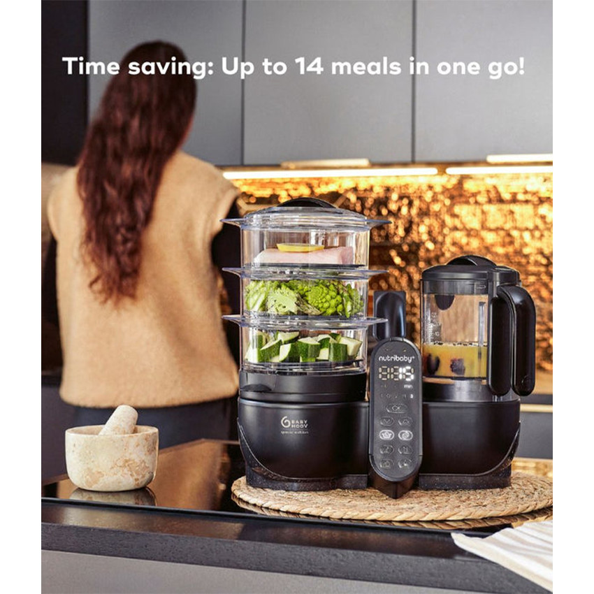 Robot multifonctions Nutribaby(+) XL Mineral Black 