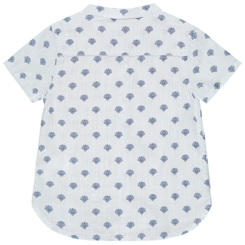 Chemise manches courtes imprimé palmiers pour bébé garçon 