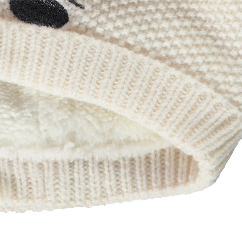 Bonnet à pompon doublé Minnie Disney pour bébé fille 