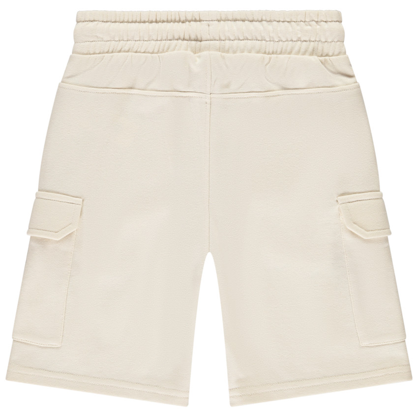 Bermuda uni en molleton avec poches style cargo pour garçon  