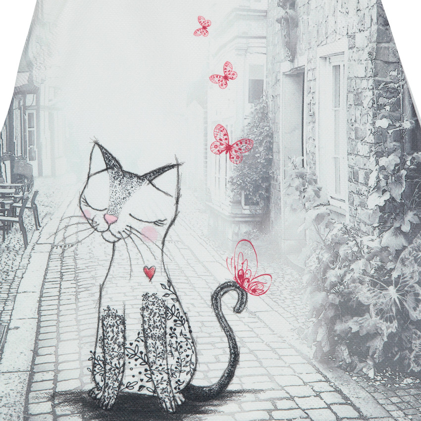 Robe effet nid d'abeille avec print sublimation 