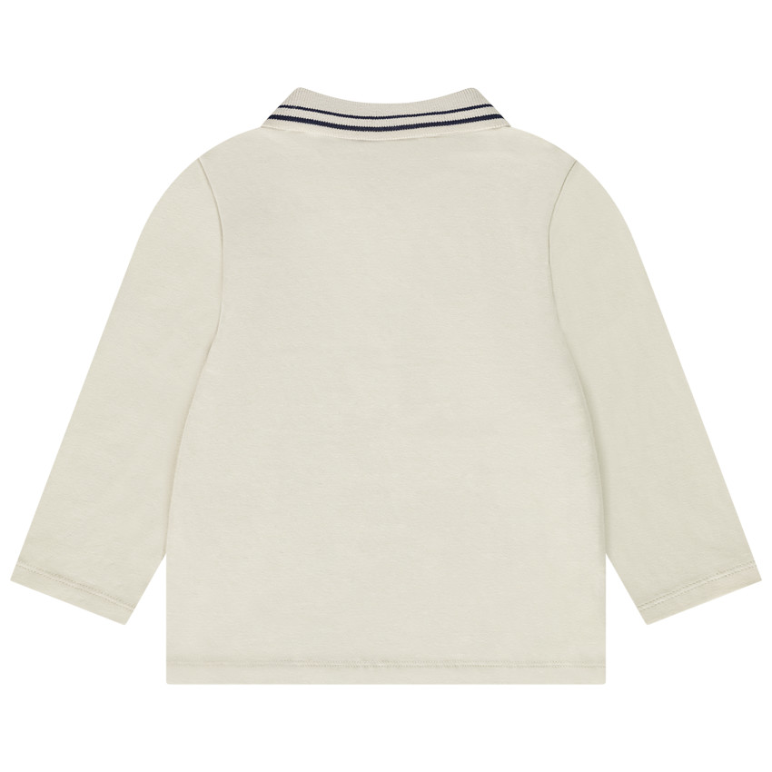 Polo manches longues brodé pour bébé garçon 