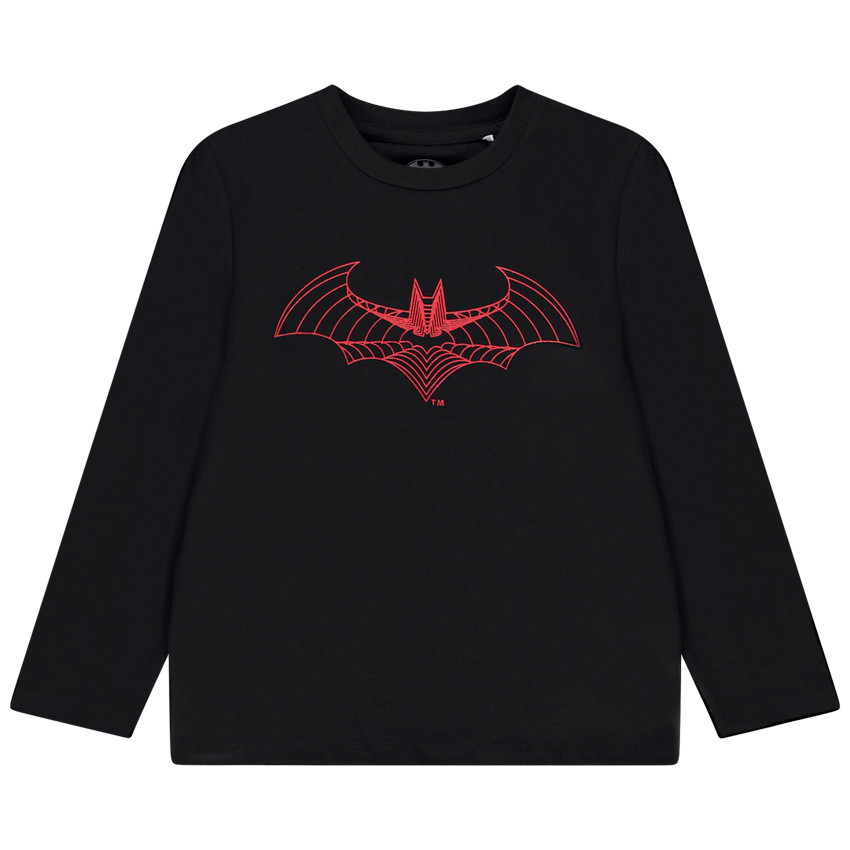 T-shirt manches longues en jersey print Batman pour garçon 