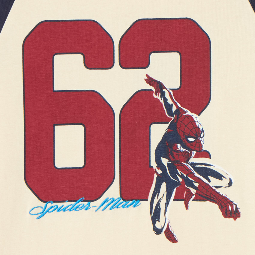 T-shirt baseball garçon manches longues Spider-Man Marvel 