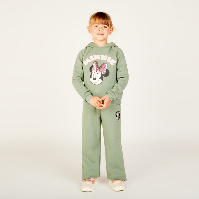 Jogging large Minnie Disney doublé sherpa pour fille 