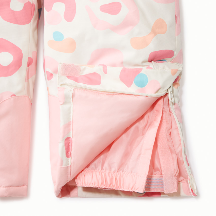 Combinaison de ski imprimé arty pour fille  