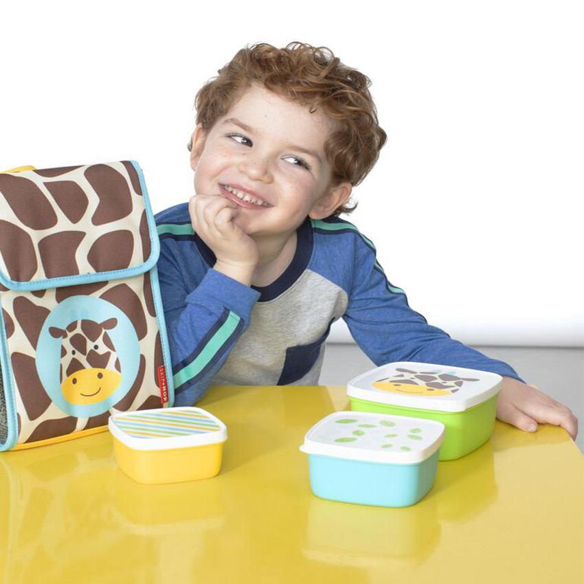 Set de 3 lunchbox - Girafe  