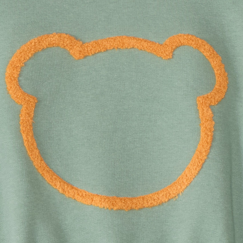 Ensemble de jogging bébé garçon broderie bouclette ourson 