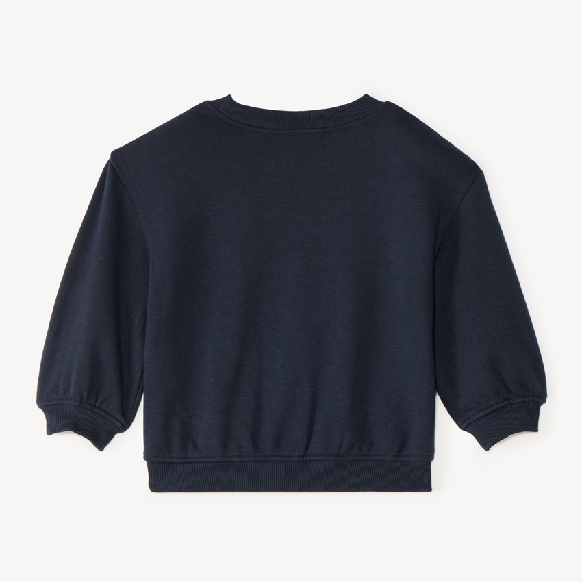 Sweat molleton oversize bébé garçon print fantaisie 