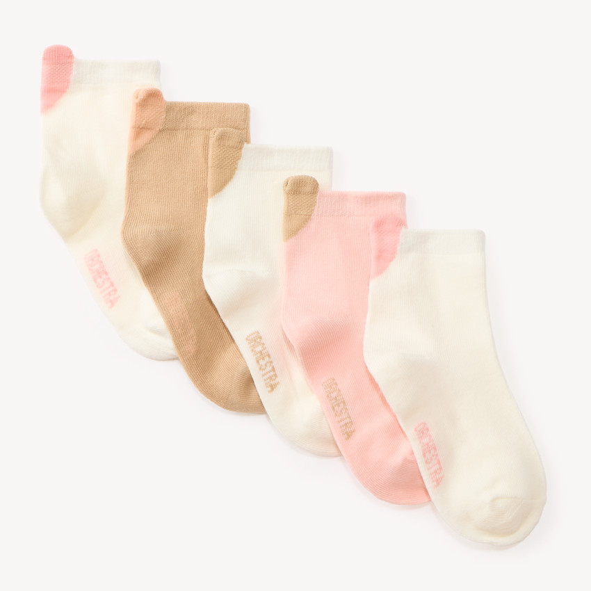Lot de 5 chaussettes fille 