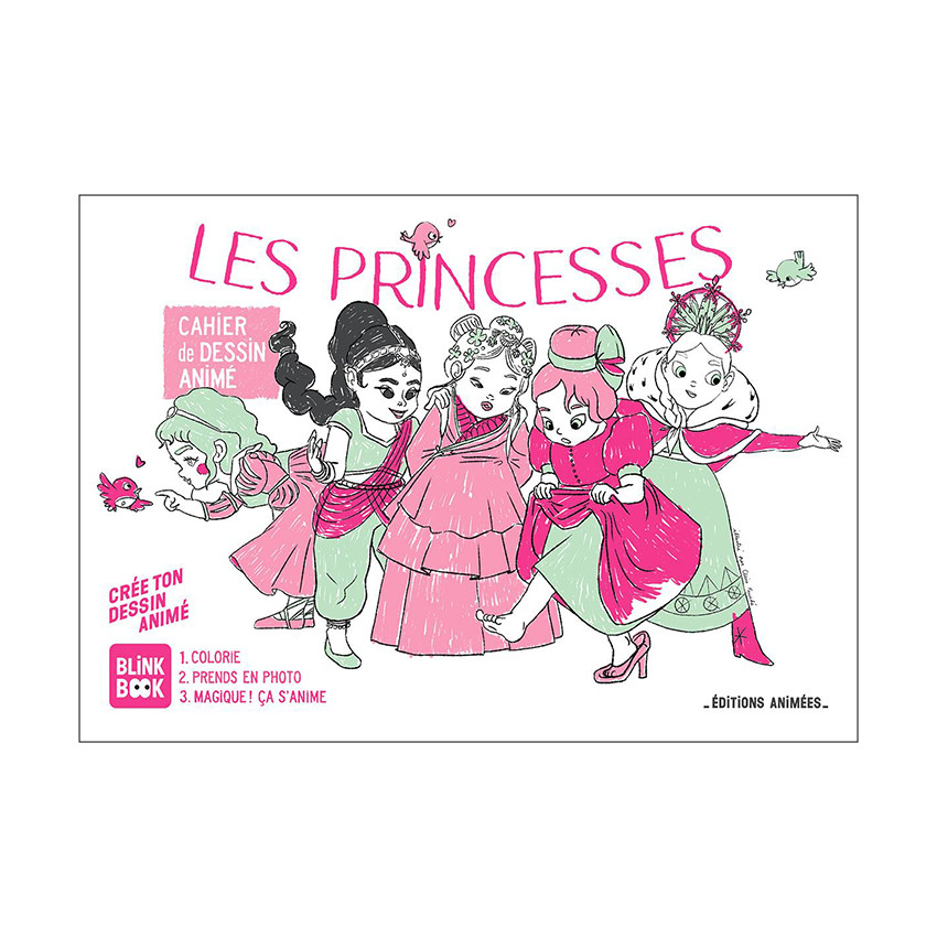 Cahier de dessin animé "Les Princesses" 