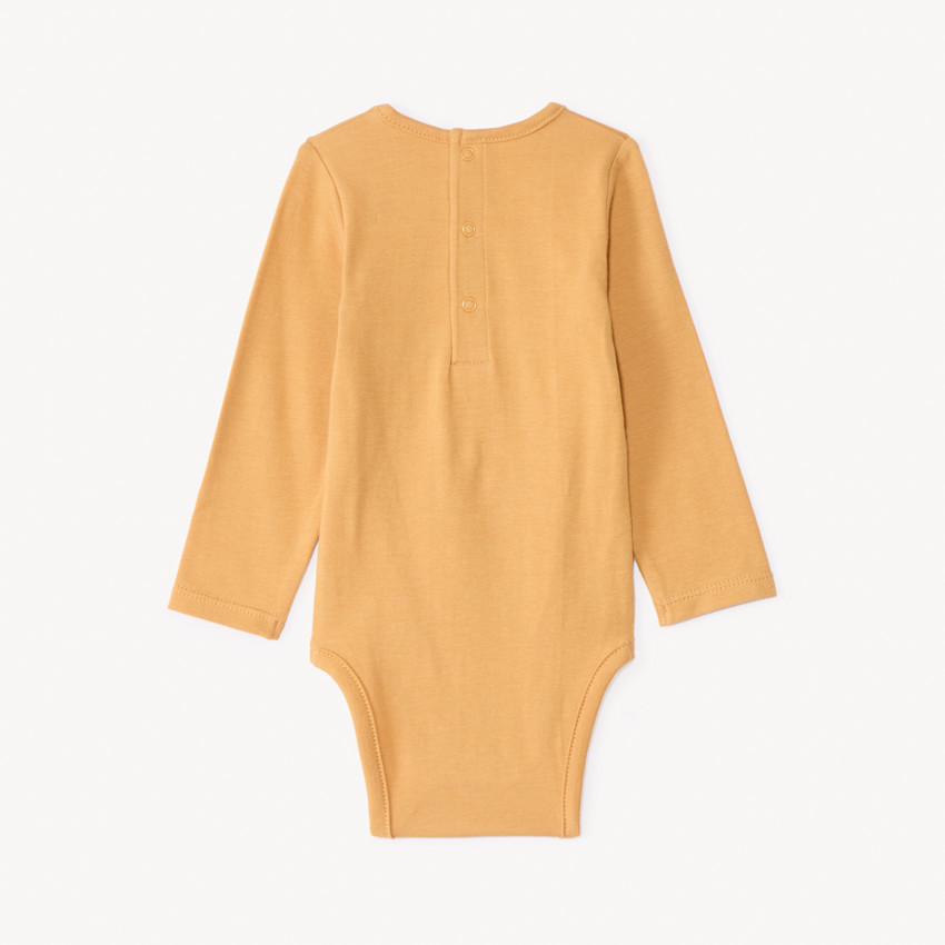 Lot de 3 bodies manches longues unies pour bébé garçon  