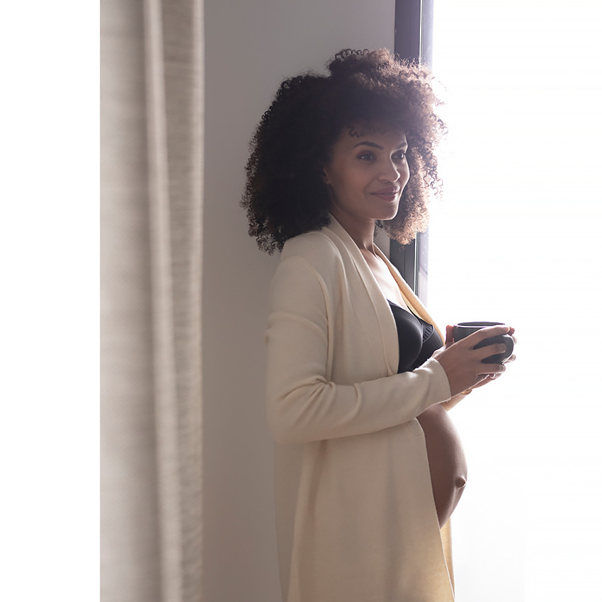 Soutien-gorge d'allaitement moulé finition résille 