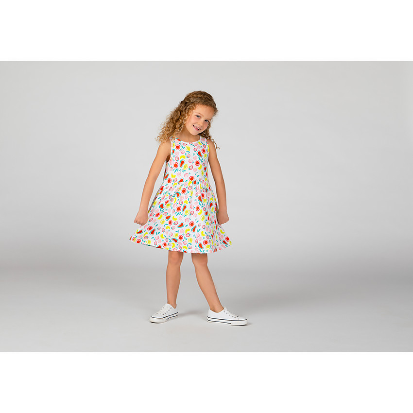 Lot de 3 robes en coton fille 