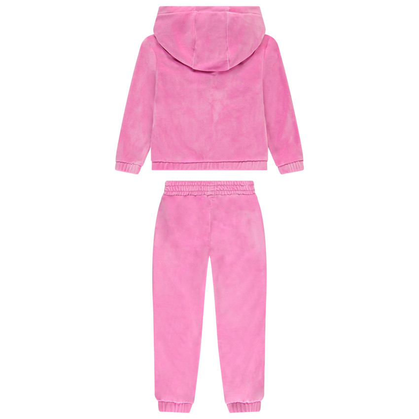 Ensemble jogging total look en velours pour fille 