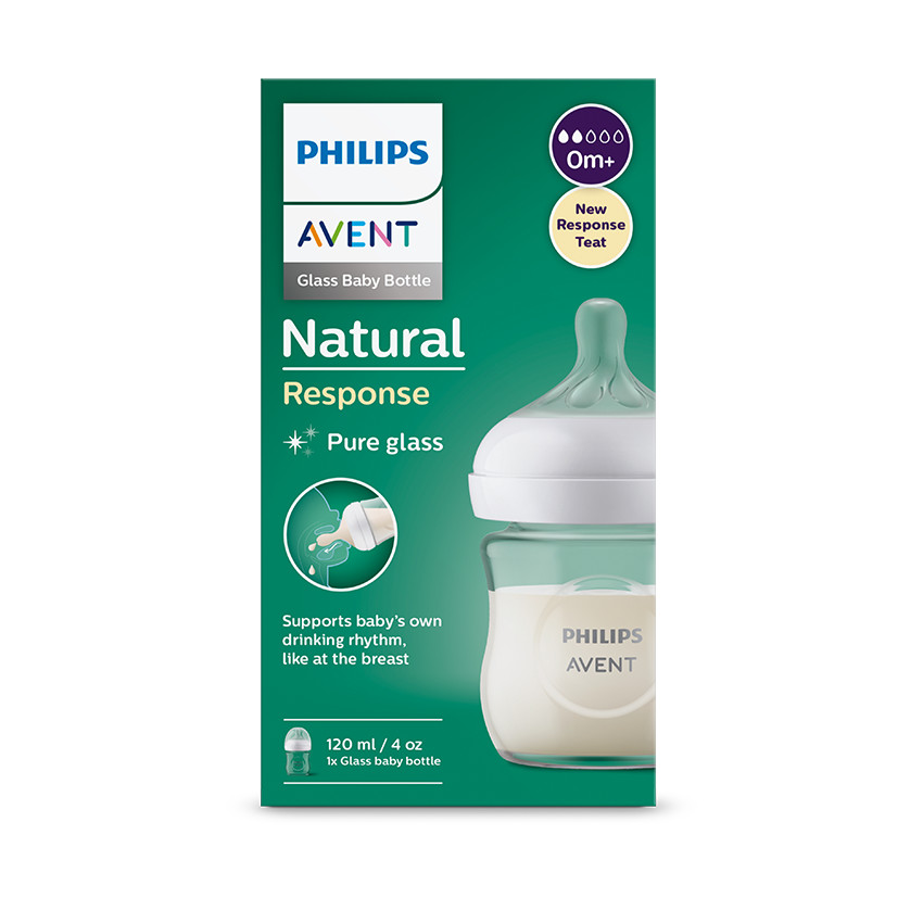 Biberon en verre Natural Response 120 ml - Transparent (Avent) - Image 4