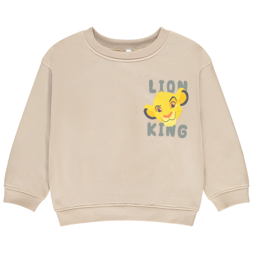 Sweat molleton oversize prints Le Roi Lion Disney pour bébé garçon 
