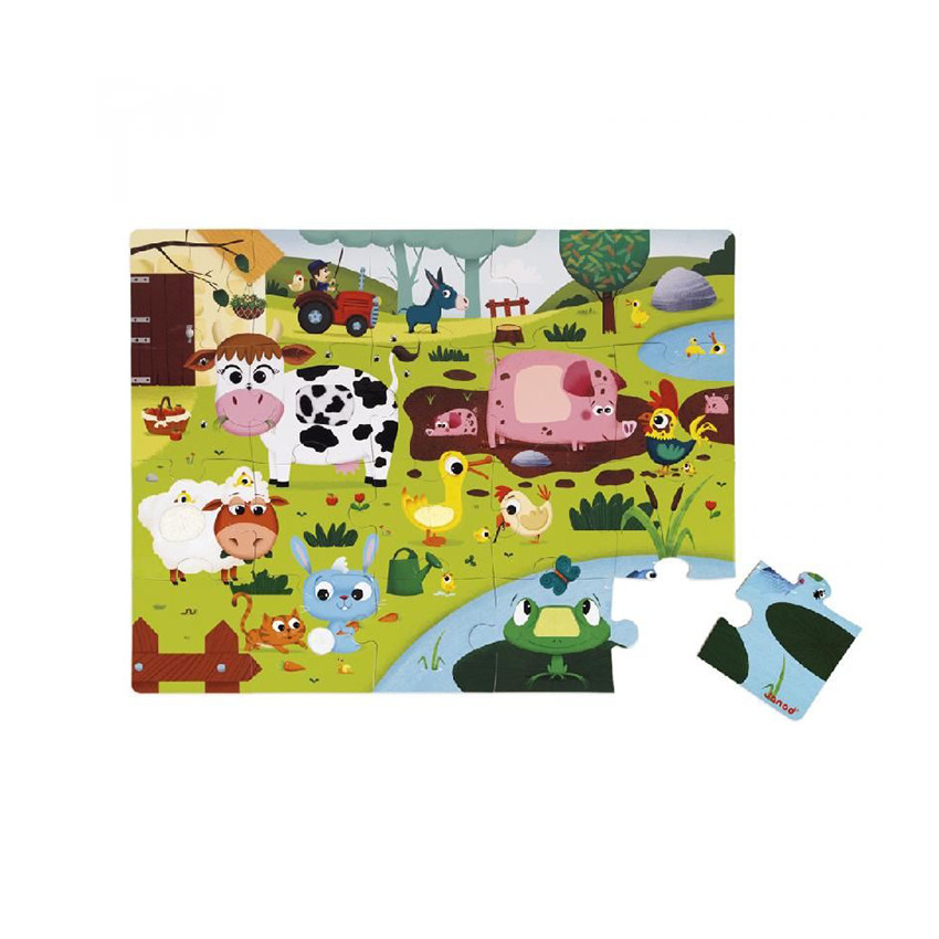 Puzzle Tactile Ferme 