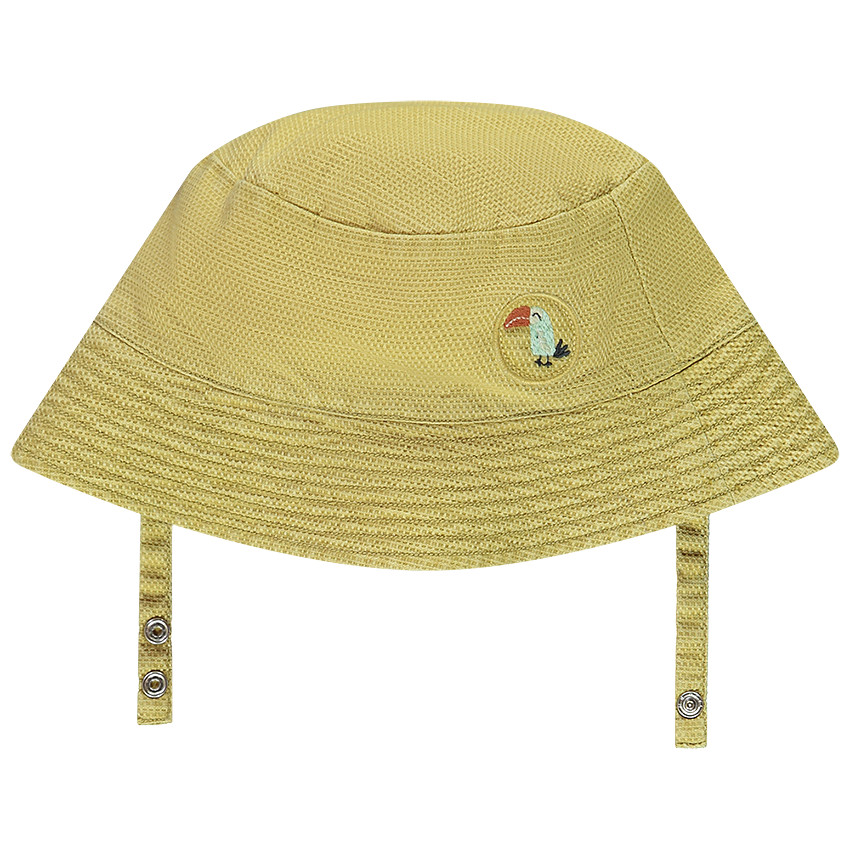 Bob en coton avec toucan brodé pour bébé garçon