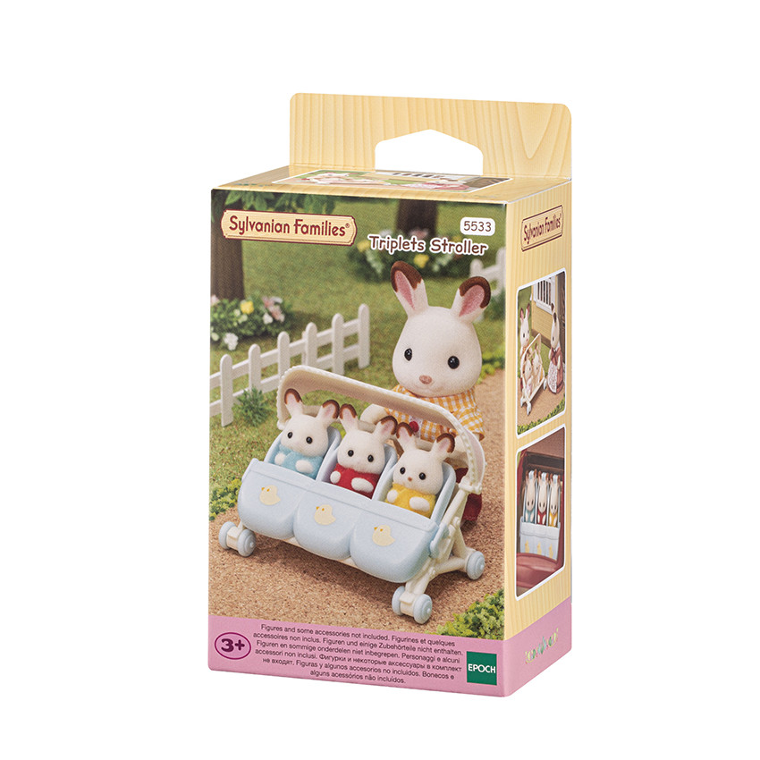 Figurine la poussette triplé  