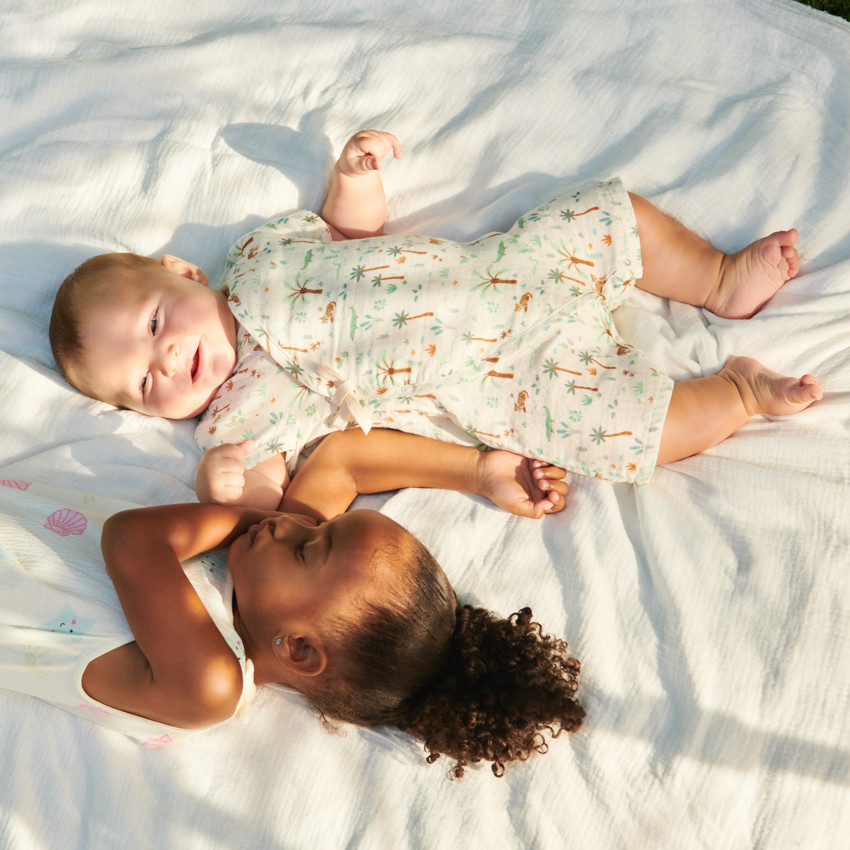 Combinaison courte ouverture kimono pour bébé garçon