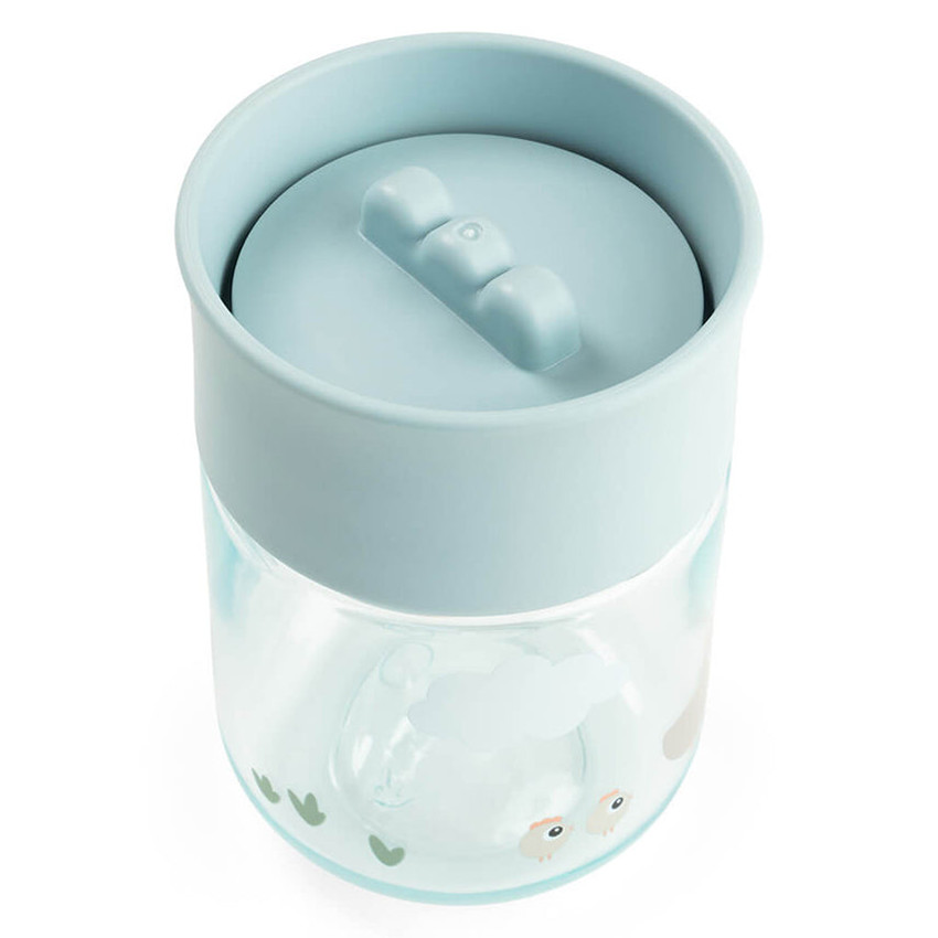 Gobelet d'apprentissage bord 360° Tiny Farm Bleu 