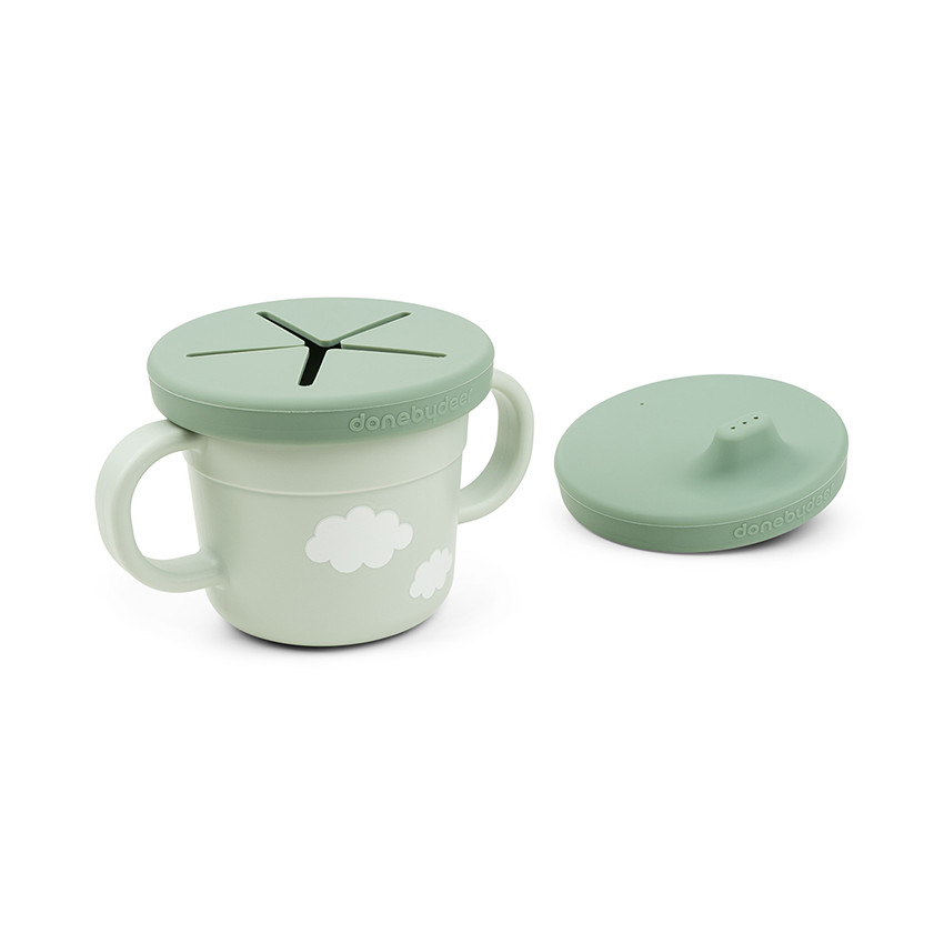 Tasse d'apprentissage & snack 3 en 1 Foodie Croco vert 