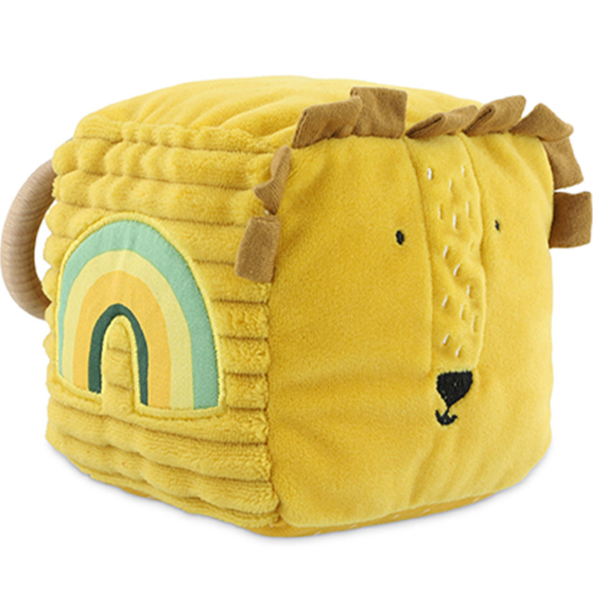 Jouet 1er age Cube d'activité - Mr. Lion - Jaune (Trixie) - Image 2