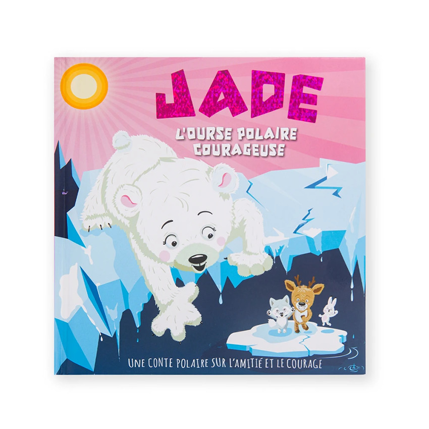 Livre personnalisé Jade l'ourse polaire courageuse 