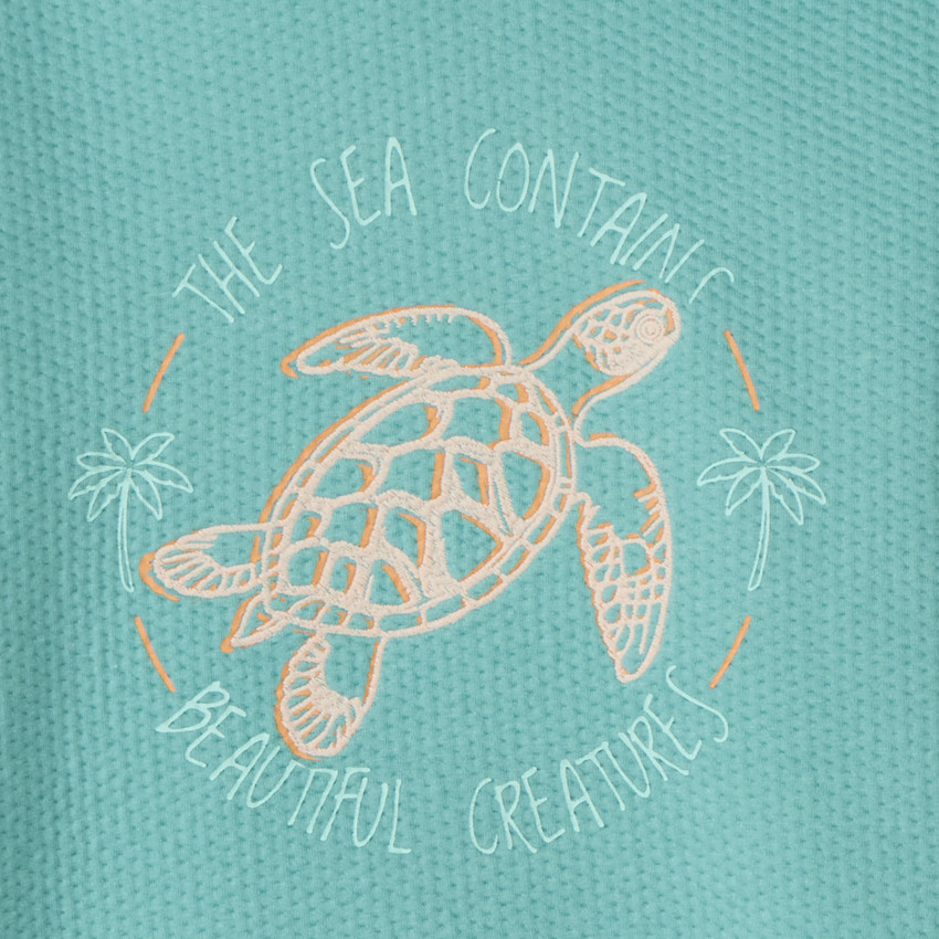 Sweat à capuche en molleton avec broderie fantaisie pour garçon 