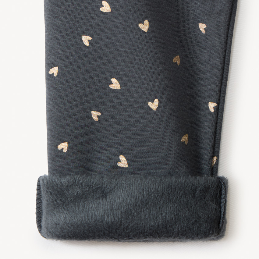 Pantalon de jogging imprimé cœurs pour bébé fille  