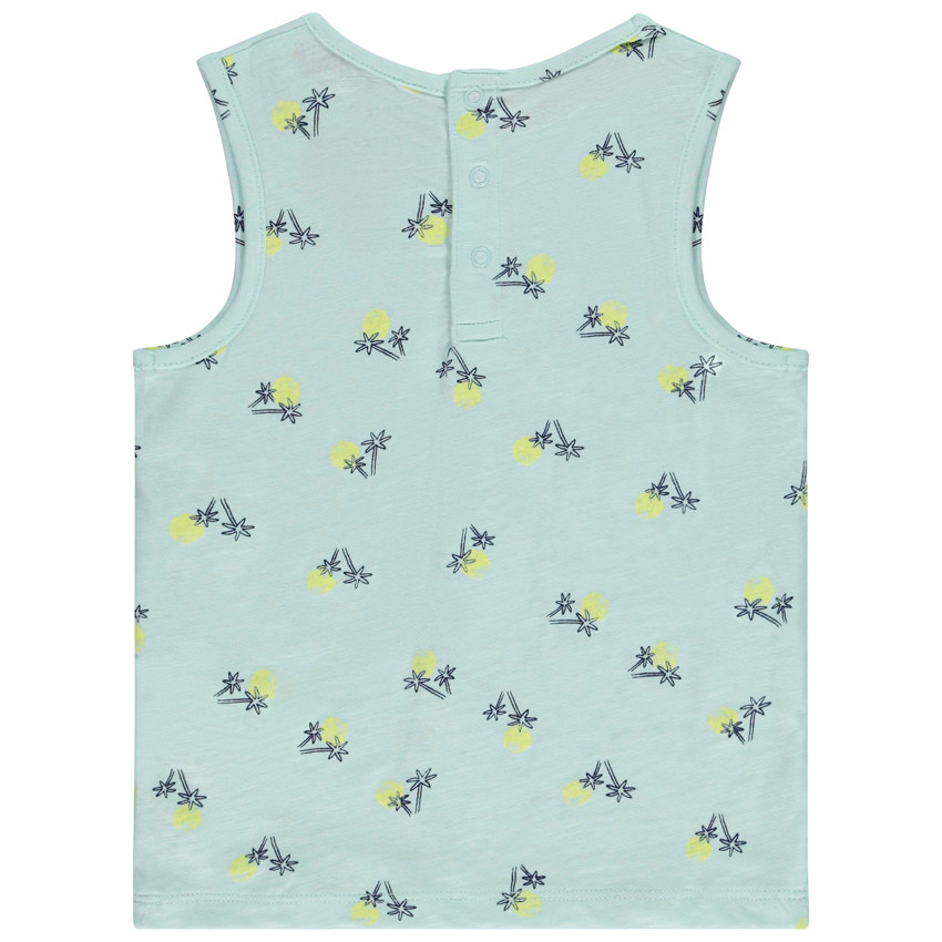 Lot de 5 débardeurs fantaisie en jersey slub pour bébé garçon 