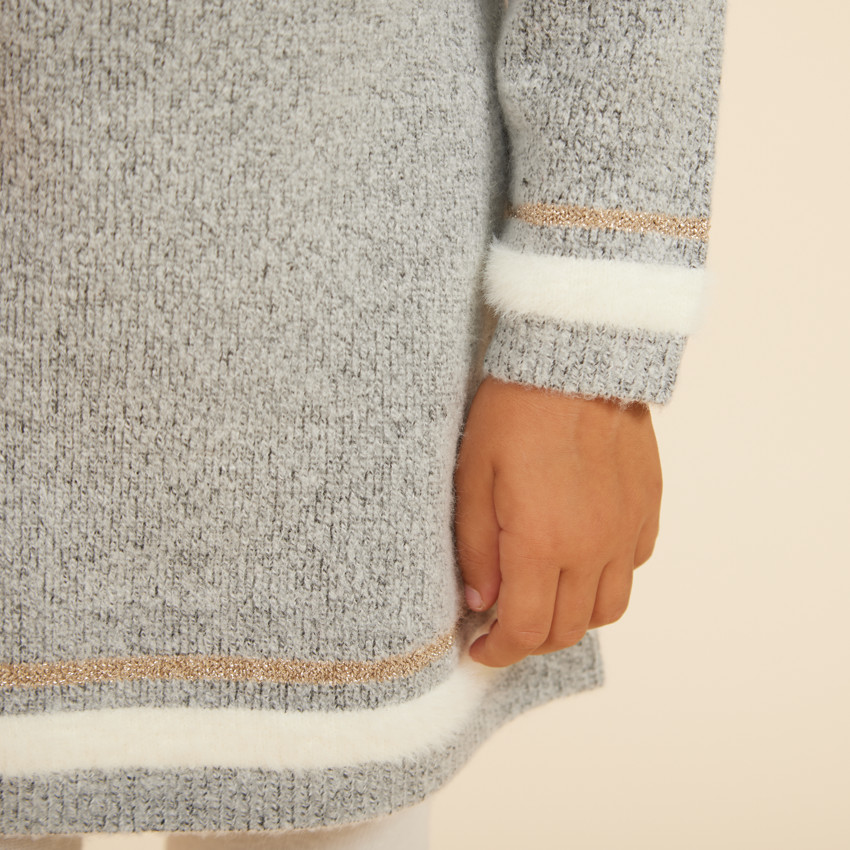 Robe en tricot motif Hedwige Warner pour bébé fille 