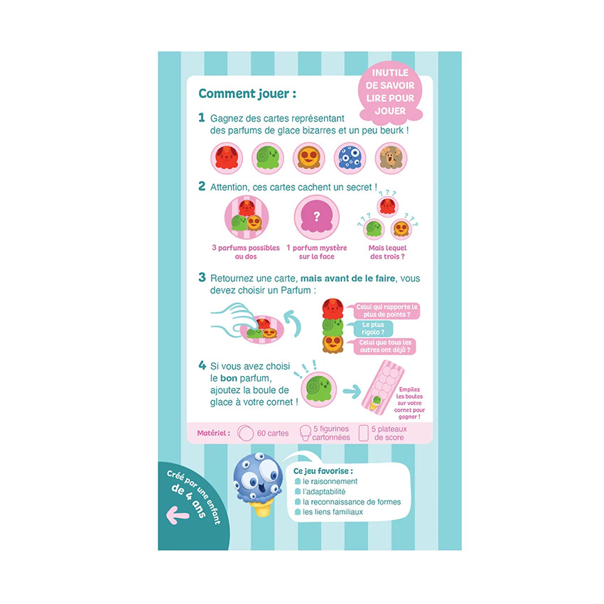 Jeu de cartes fantaisie Gelato Loco 
