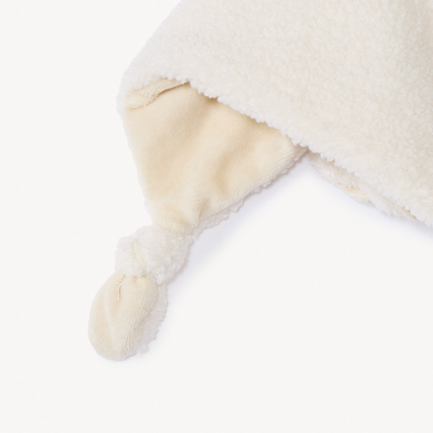 Doudou mouton en sherpa et velours pour bébé  