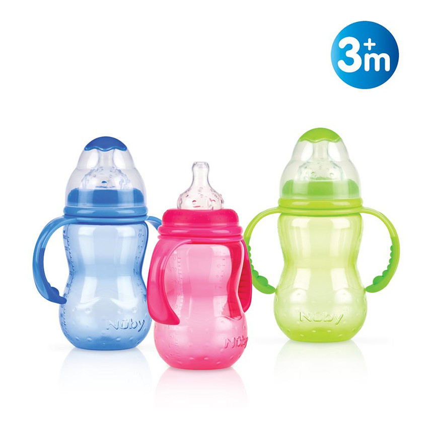 Biberon d'apprentissage à col large - 300ml 