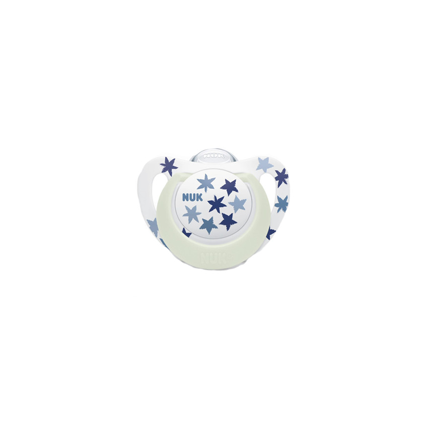 Lot de 2 sucettes en silicone Starlight 18-36M 