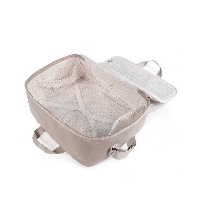 Valise bébé de maternité Eco Mum apricot 