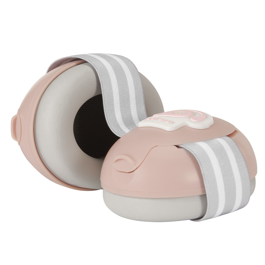 Casque anti-bruit pour bébé rose 