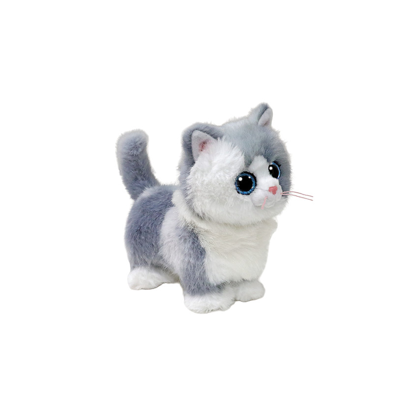 PETITES PELUCHES BEANIE BOOS SMALL - FURLEY CHAT GRIS
