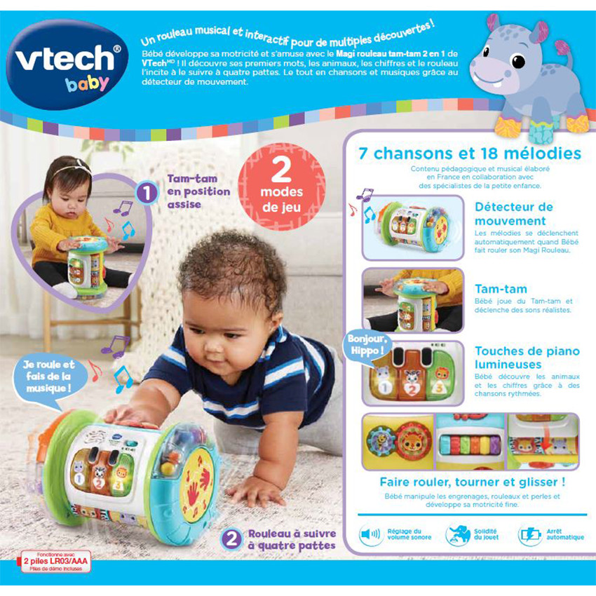 Magi rouleau tam-tam 3 en 1 