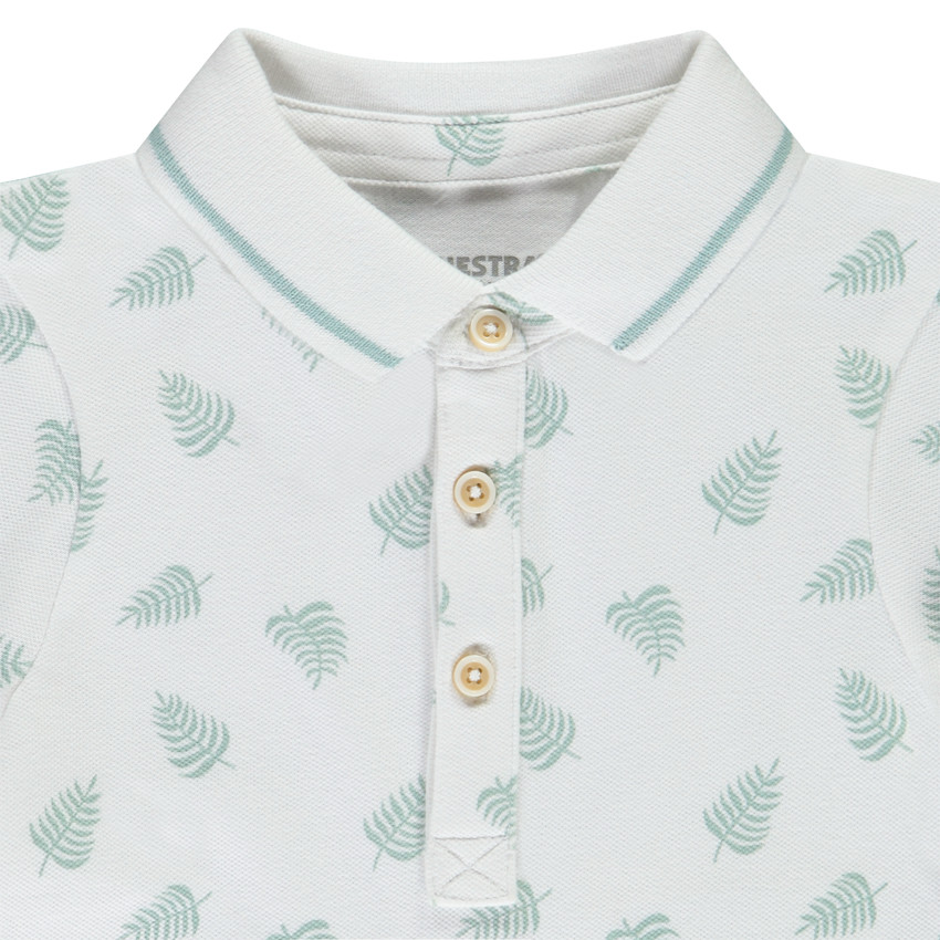 Polo manches courtes imprimé palmes pour bébé garçon 