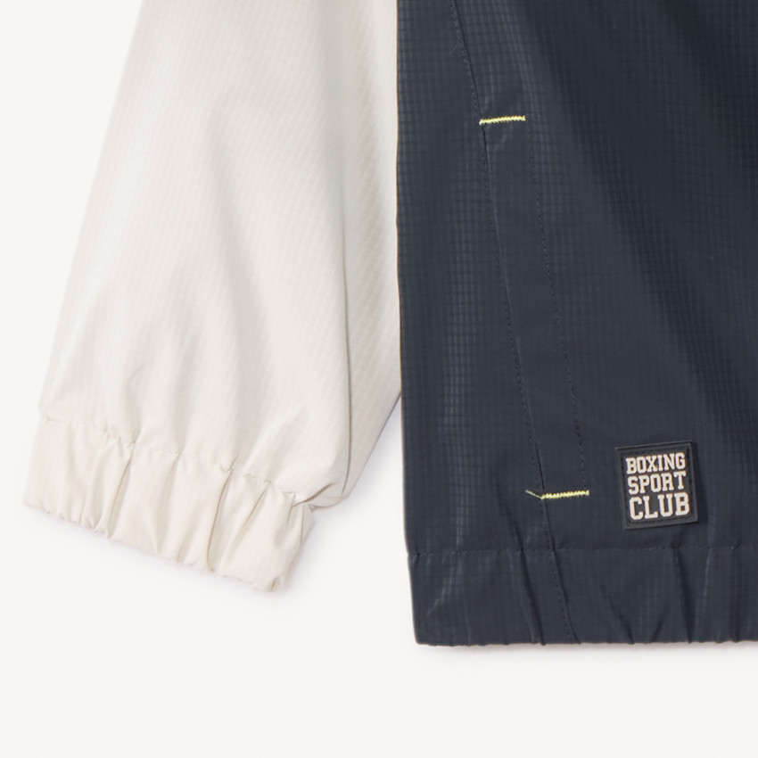 Coupe-vent à capuche effet color block pour garçon 