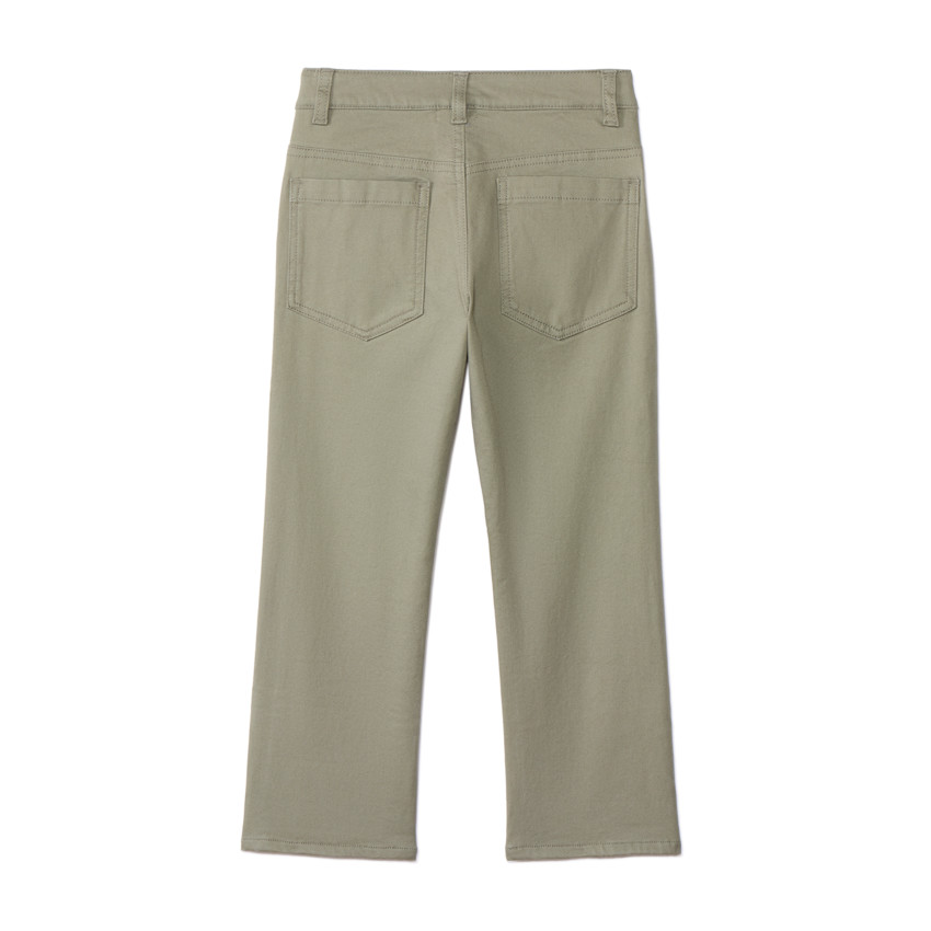 Pantalon en toile unie doublée pour garçon 