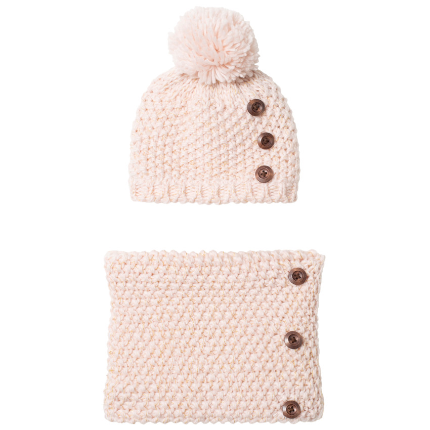 Ensemble Bonnet, écharpe Et Gants Pour Enfants 2-8 Ans - Tricot Doux, Rayures, Couleurs Unies