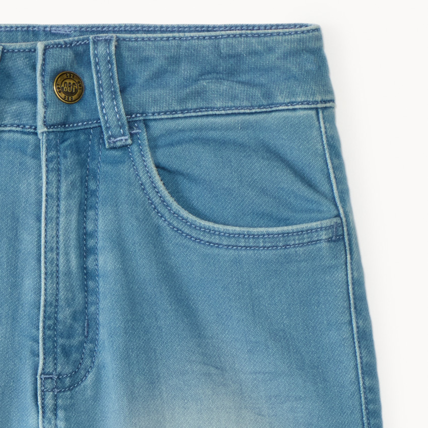 Bermuda long en jean pour garçon  