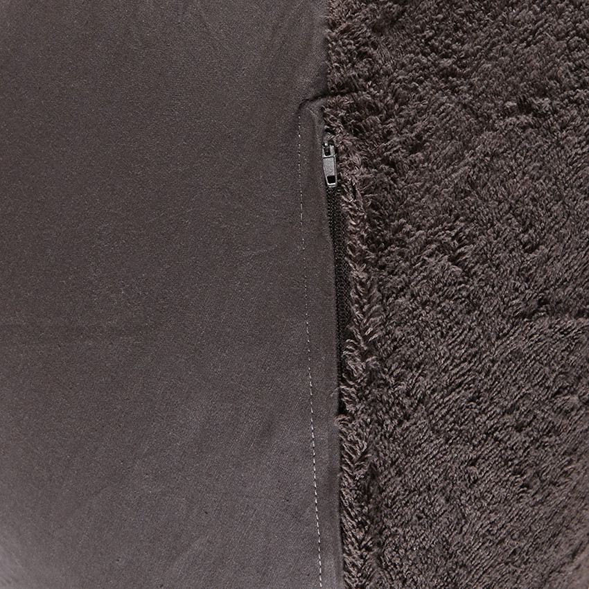 Housse de coussin d'allaitement - Gris anthracite 