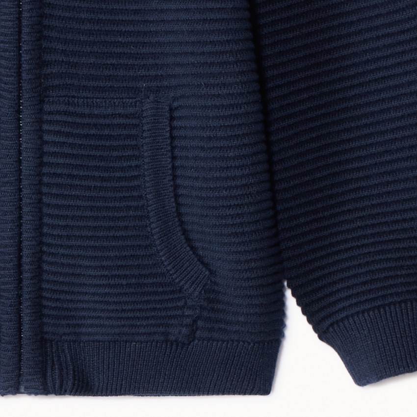 Gilet en tricot fantaisie et poches pour bébé garçon 