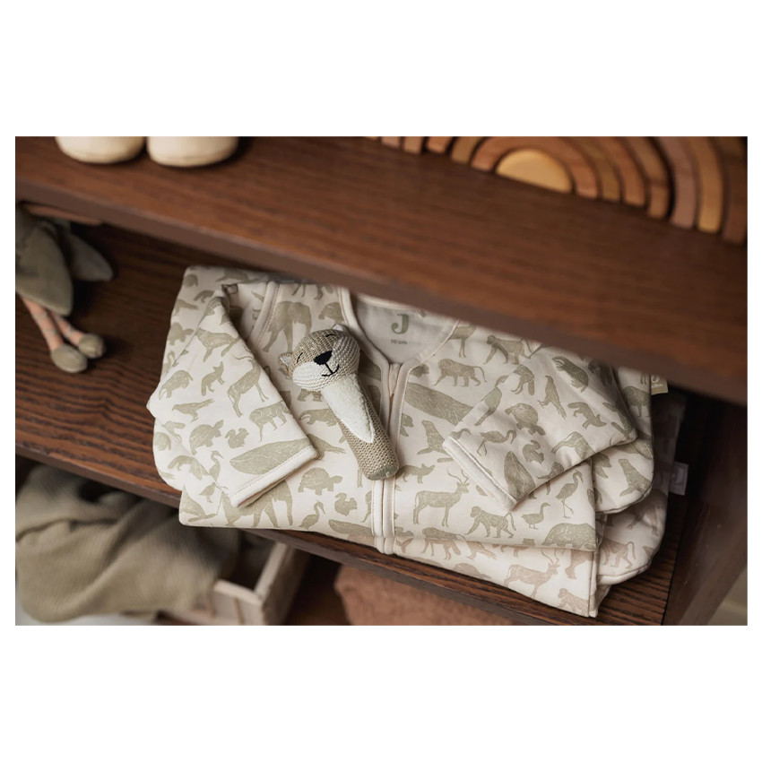Gigoteuse manches amovibles 90 cm - Animals Vert Olive 