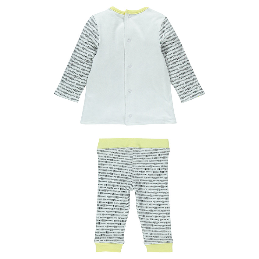 Ensemble réversible en jersey print oursons 